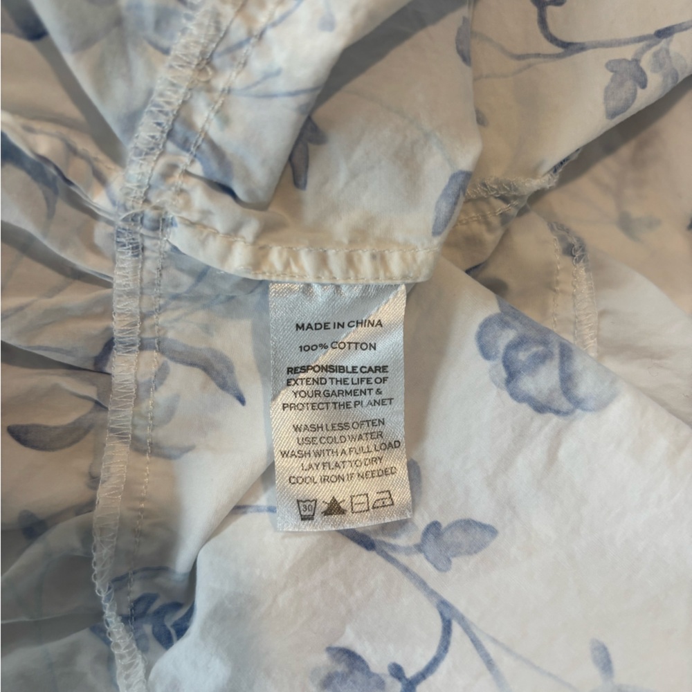 Hill House Ellie Nap Dress in Blue Botanical by Hill House Home Size Large - Picture 12 of 14